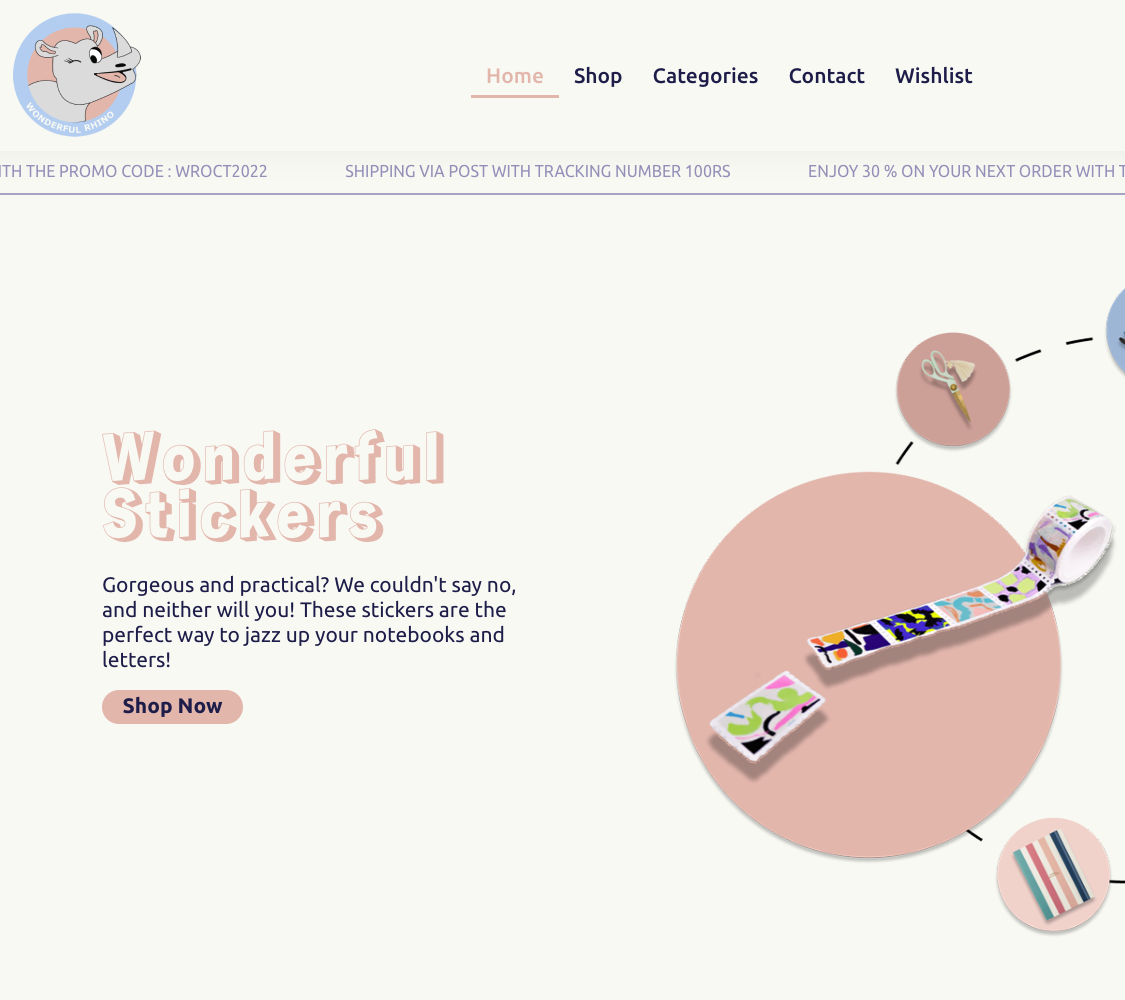Wonderful Rhino Website